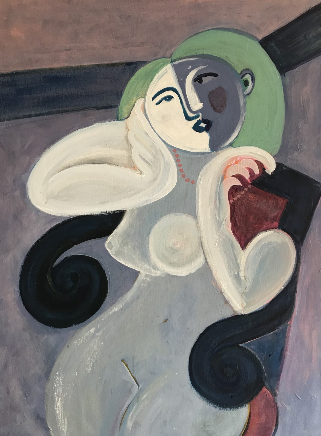 Nude Woman in Armchair